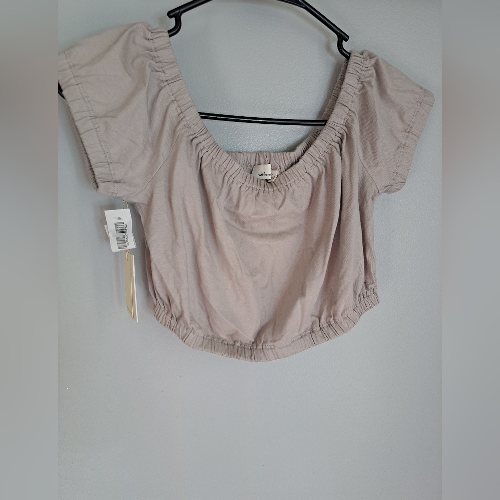 WILFRED ADELISA SHORT SLEEVE Crop TOP